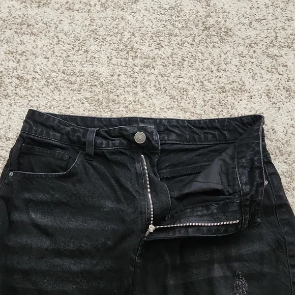 High Waisted Jean Skirt - Picture 3 of 3